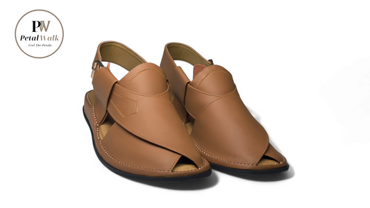 Light Mustard Gogo Elite Charsadda Chappal