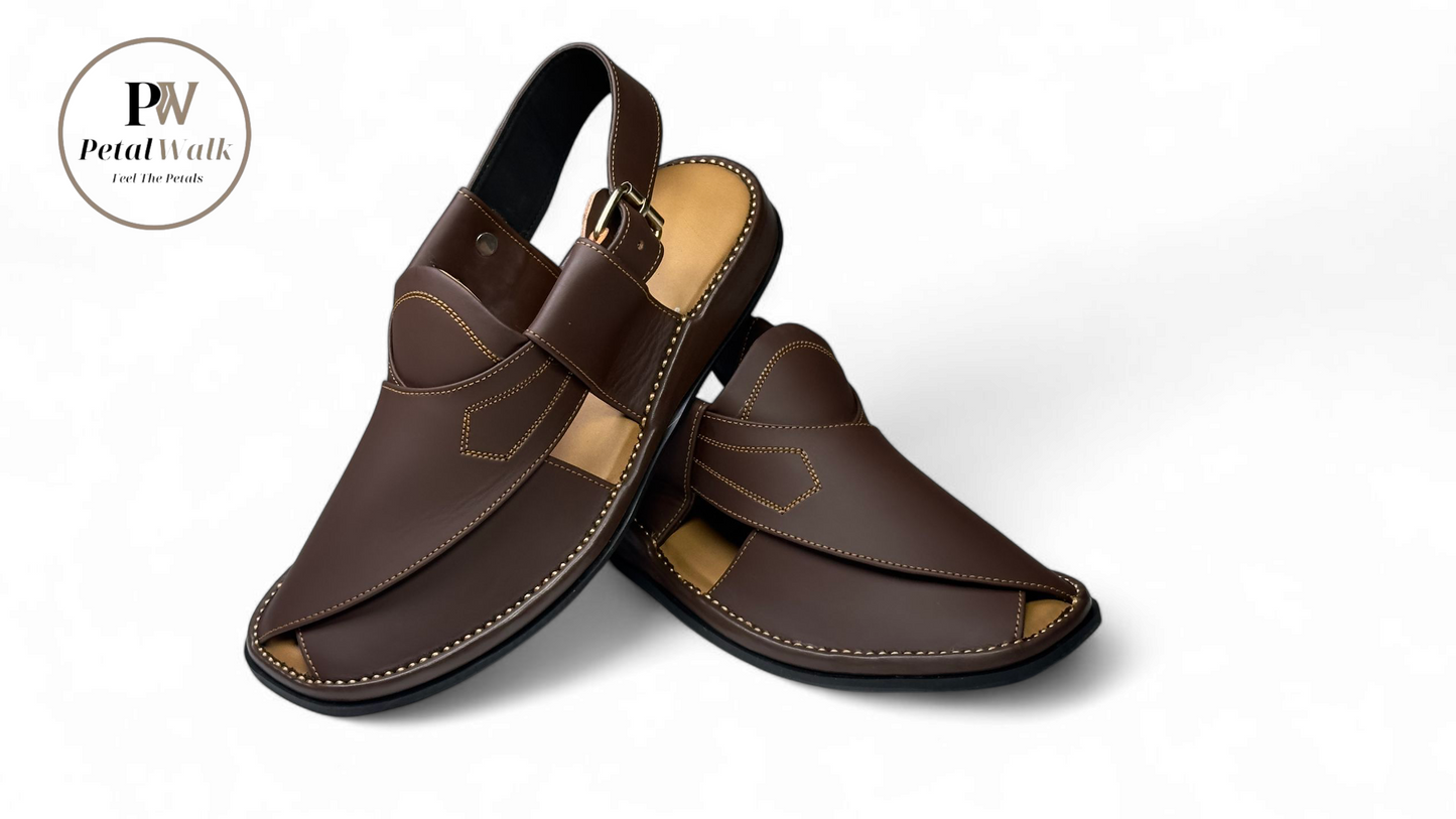 Coffee Brown Gogo Elite Charsadda Chappal