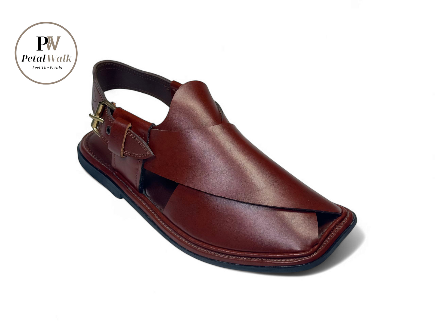 Traditional Charsadda Black Golti Chappal