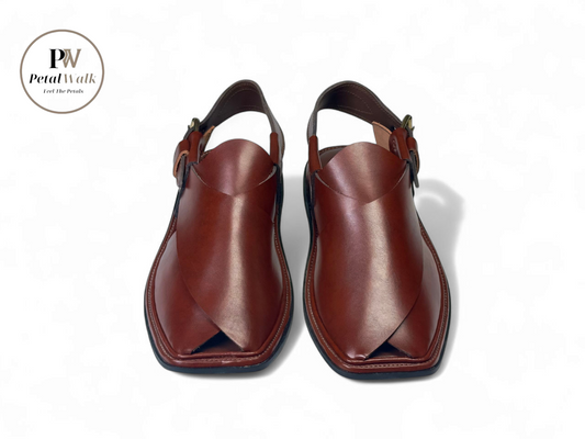 Traditional Charsadda Mustard Golti Chappal