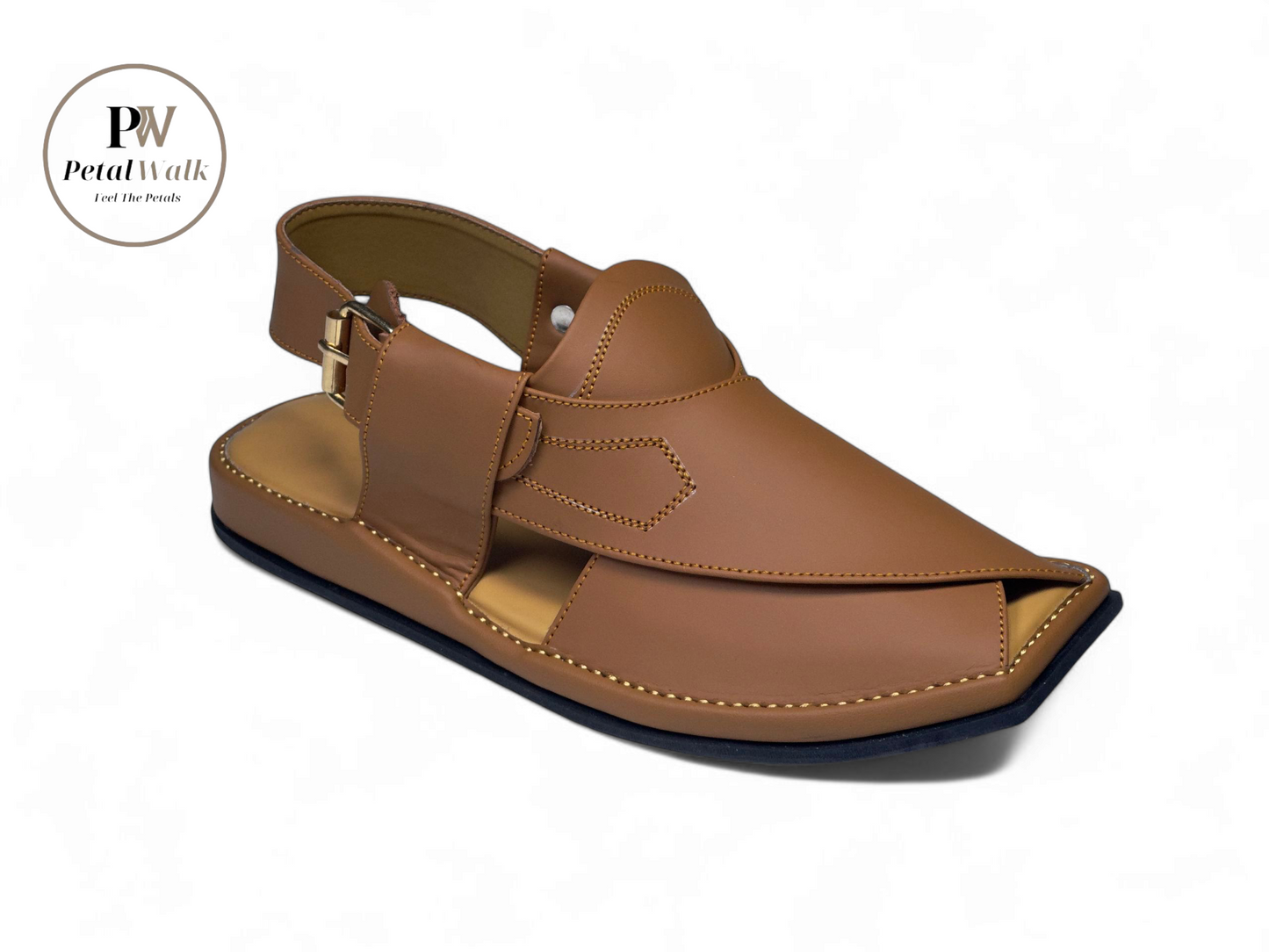 Black Zalmi Premium Soft Comfort Chappal