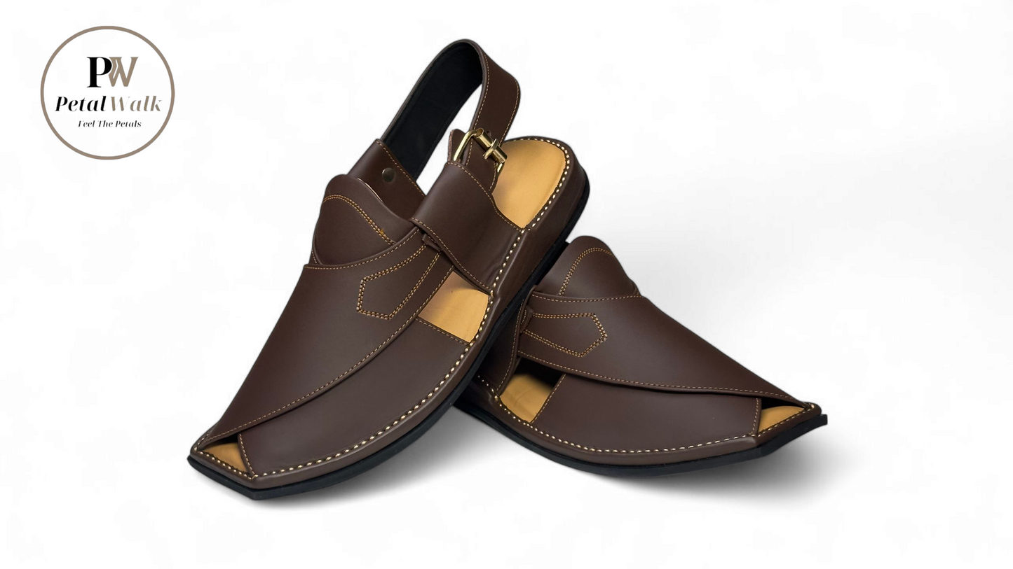 Coffee Brown  Zalmi Premium Soft Comfort Chappal
