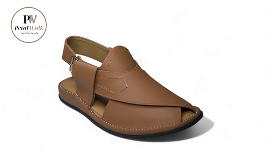 Light Mustard Gogo Elite Charsadda Chappal