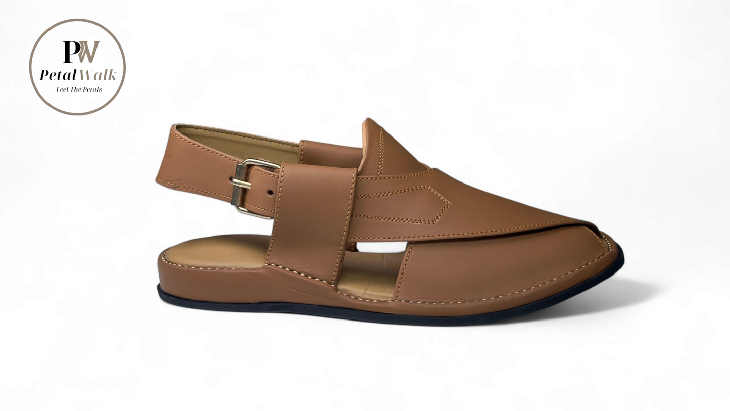 Light Mustard Gogo Elite Charsadda Chappal