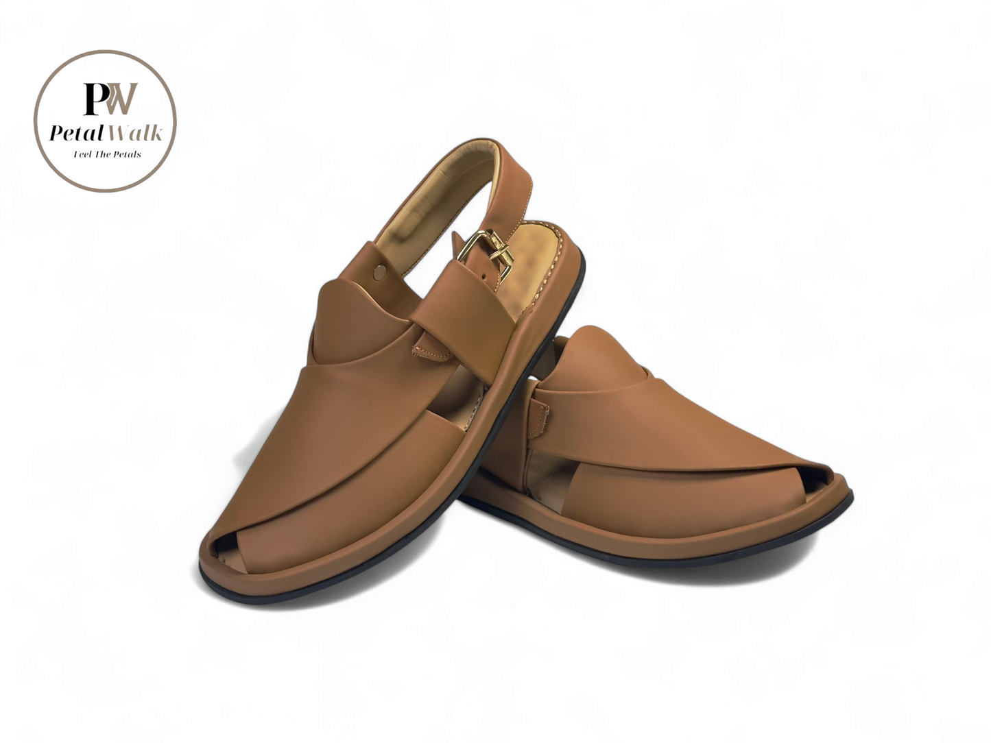 Light Mustard Ring Sole Handmade Chappal